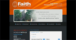 Desktop Screenshot of faithuccmuscatine.com